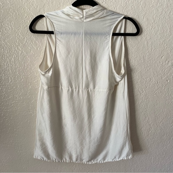 Ramy Brook Elegant White Sleeveless Top Size S Off White Cream Classy Summer - Picture 4 of 9